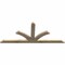 Ekena Millwork Richland Rough Sawn Timber Gable Bracket, Douglas Fir, 72"W x 30"H x 2"D x 4"F, 10/12 Pitch GBW072X30X0204RIC00RDF - alternate 4